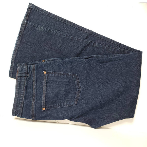 EILEEN FISHER bootcut boyfriend jeans Size M - Picture 2 of 8
